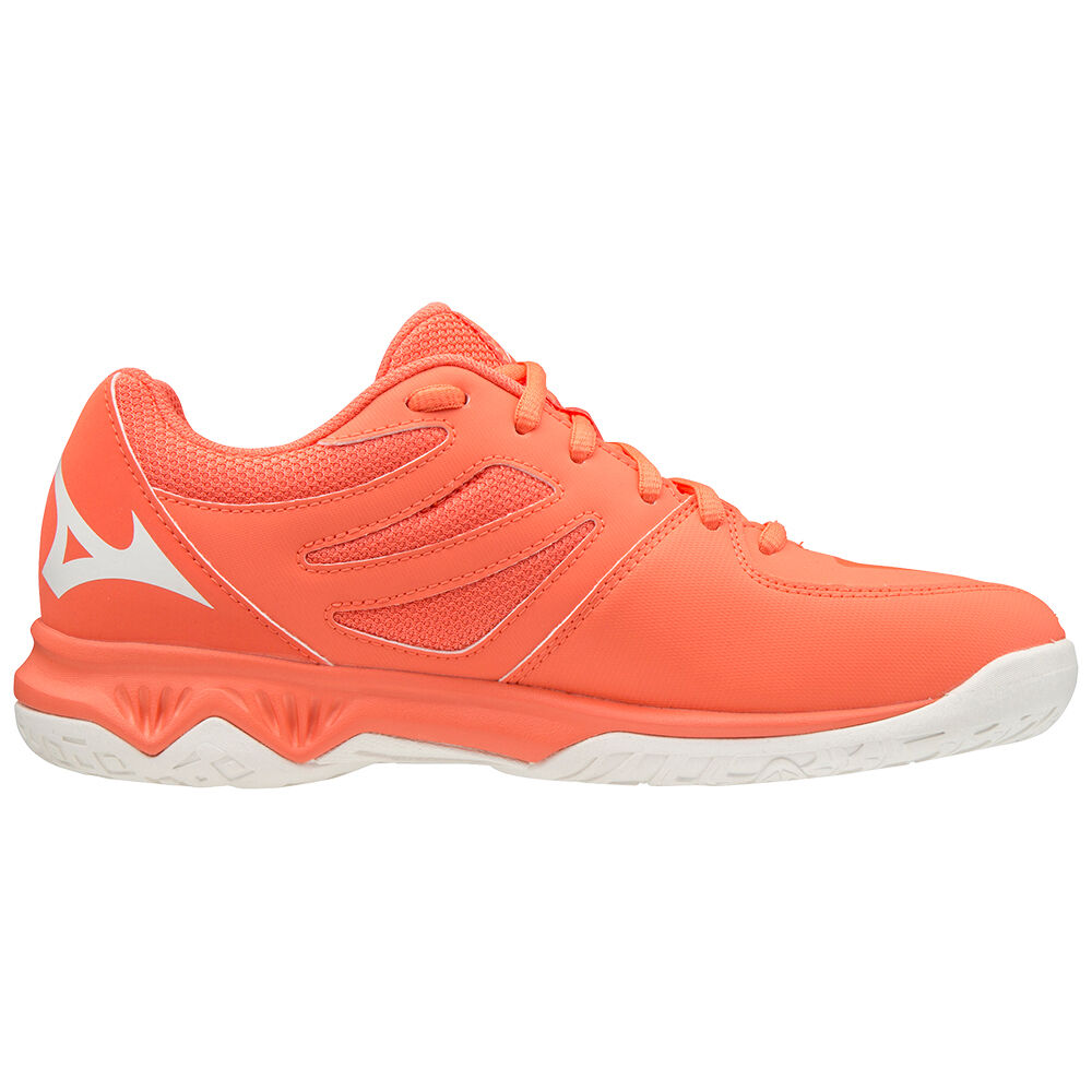 Mizuno Women's Thunder Blade 2 Volleyball Shoes Coral/white (V1GC197059-IWG)